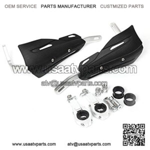JXMOTO Handguards- Universal for 7/8" and 1 1/8" Brush Bar For off Road ATV Yamaha Kawasaki Suzuki For Honda Motorcycle Pit Dirt Bike Motocross-black