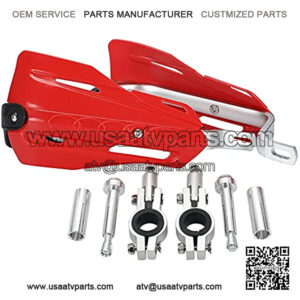 Universal Motorcycle Motocross Handlebar Handguards Guards fit for all handlebars range 7/8" 22mm and 11/8"28mm,Yamaha,Honda,Suzuki, Dirt Bike MX Motocross Motorcycle ATV Quad