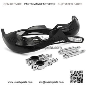 Motorcycle Handguards Aluminum Hand Guards Universal For 7/8" And 1 1/8" Brush Bar For off Road ATV Yamaha  Suzuki Motocross Dirt Bike Enduro -Black