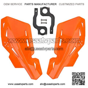 Motorcycle Universal Handguards Aluminum Hand Guards Brush Bar For off Road ATV For Motocross Dirt Bike Enduro -Red