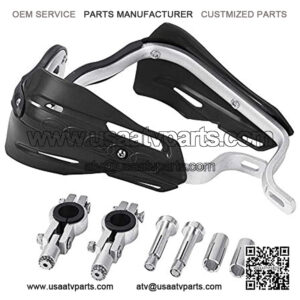 Dirt Bike Hand Gards Brush Bar Motorcycles Universal Aluminium Alloy Motorcycle Hand Guards for Honda/Kawasaki/Yamaha 7/8"/Suzuki ATV Yamaha DT250 TTR225 (black)