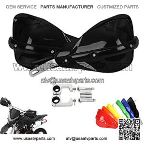 Motorcycle Universal Hand Guards Aluminum Handlebar Barkbusters Handguard, Motocross Dirt Bike Accessories for ATV Yamaha   Suzuki - 7/8" 22mm and 1 1/8" 28mm