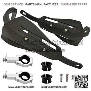 Dirt Bike Handguards Bike Hand Guard Universal For Motorcycle 7/8" 22mm and 1 1/8" 28mm Handlebars For ATV KLX KLR KX Dirt Bikes Pit Bikes - Green