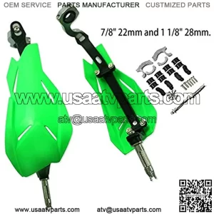 Motocross Handguards, Universal Hand Guards for Dirt Bike MX ATV 7/8 and 1 1/8 inches Handlebar Motocross Off Road Dirt Bike