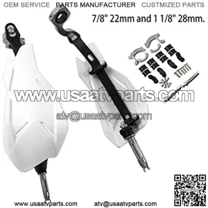 7/8" 22mm Motorcycle Handguards Hand guards for CR CRF YZF KXF RMZ BSE ATV Motocross Off Road Pit Bike for Honda Yamaha Kawasaki Suzuki