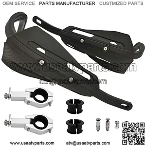 Universal 7/8" 22mm Motorcycle Motocross Handlebar Handguards Guards fits Yamaha,Honda,Suzuki,Kawasaki Dirt Bike MX Motocross Motorcycle ATV Quad