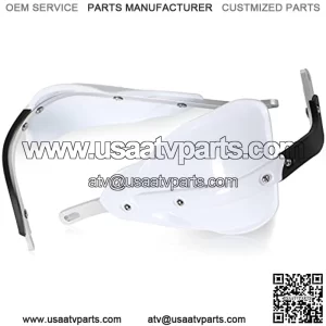 Handguards Hand Guards - Universal for 7/8" and 1 1/8" Handlebars For off Road ATV For Motorcycle Pit Dirt Bike Motocross (White)