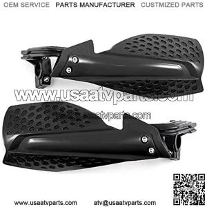 Motorcycle Hand Guards Universal 7/8" 22mm Motocross Handguard (Black-black)
