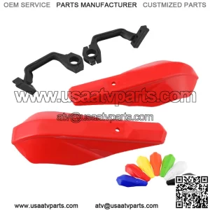 Off-road motorcycle four-wheel beach car ATV modified handlebar mudguard anti-collision plastic handguard multi-color selection