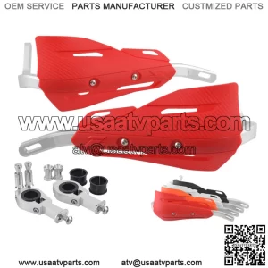 Off-road motorcycle four-wheel ATV modified anti-fall hand guard aluminum alloy bow hand guard cover imitation carbon fiber cover