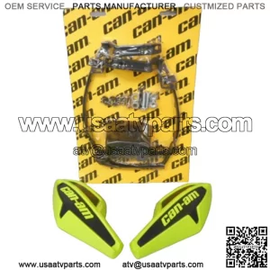 Can-Am MANTA GREEN Wind Deflector Hand Guard Kit w/ Mounting Kit Wrap Around