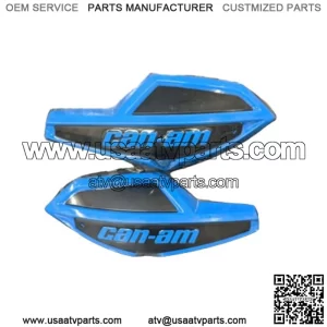 Can-Am Outlander Renegade Octane Blue Handlebar Wind Deflector Pair 715003814