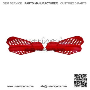 Red Handguards with Mounting Kit  ATV/UTV Accessory