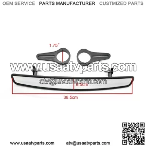 Set of ATV Rear View Mirror,Mount Compatible with UTV Moped iron shell + aluminum alloy bracket