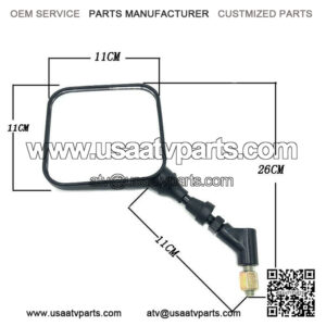 Motorcycle ATV PP shell 8MM Handle Bar End Rearview Mirrors Motorbike Universal