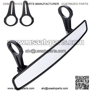 15" Wide Rear View Race Mirror Convex Mirror with 1.75" Clamp for ATV UTV RZR800 1000 XP900 1000 S