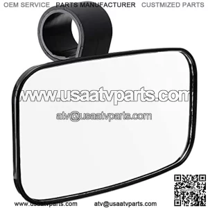 UTV Rear View Mirror - High Impact ABS Housing and Multi Clamps with Shatter-Proof Tempered Glass Mirror for Polaris Ranger, RZR, , Honda Offroad Center Mirrors