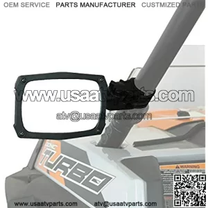 ATV TEK UTV Mirror, Clearview with Vibration Isolator and Breakaway UTVMIR1 One Mirror