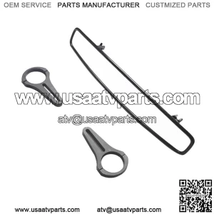 ATV UTV Wide Vista Posterior Retrovisor Retrovisor Race 1.75 "Abrazadera para Barras de Rodillo de 1 Espejo retrovisor de carrera de 15 pulgadas