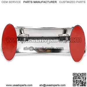 Motorcycle Rearview Mirror, Motorcycle Rear View Mirror Chromed 180 Ultra Wide Angle Central Windscreen Mount Universal for Motorcycle, ATV/UTVs, Scooters, Cars, Aircrafts, Boats