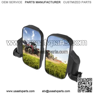 UTV Side Rear View Mirror For Polaris Ranger XP 900 1000 General Can Am Defender