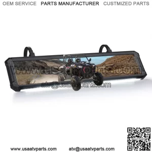 1.65"-2" UTV Rear View Center Mirror W/Light For Yamaha Rhino YXZ 1000 Talon