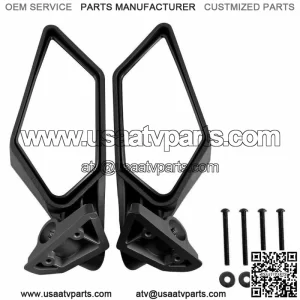 UTV Racing Rear View Side Mirrors For Can-Am Maverick X3 XRS XDS MAX 2017-2023