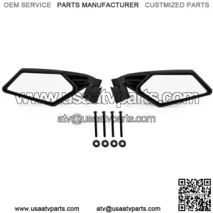 UTV Racing Rear View Side Mirrors For 2017-2023 Can Am Maverick X3 XRS XDS MAX