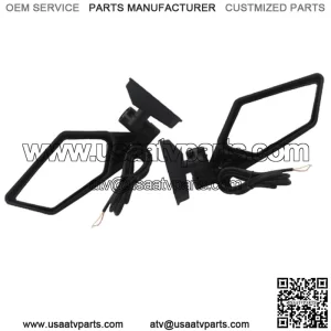 Pair Side Mirror w/ LED Turn Signal Light For Can-Am Maverick X3 Max R 2017-2020