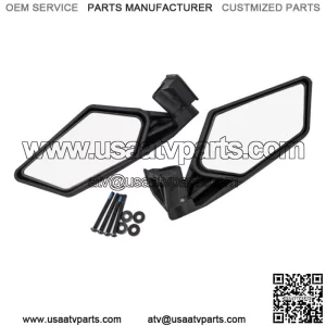 UTV Rear View Racing Side Mirrors For Can Am Maverick X3 Max Turbo R 2017-2020