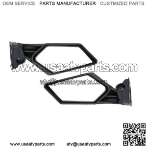 Black Racing Rear View Side Mirrors For Can-Am Maverick X3 Max R UTV 2017 2018 w