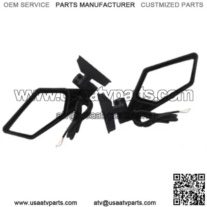 UTV Rearview Mirror with LED Turn Signal Light For 2017-2020 Can Am Maverick X3