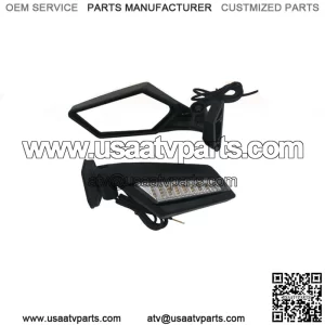 UTV Side Mirrors + LED Turn Signal Light For Can-Am Maverick X3 1000 #715002898