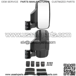 UTV Rear View Side Mirrors Set For Kawasaki Mule PRO FX FXT DX DXT PRO-MX Teryx