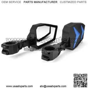 UTV Rear View Side Mirrors 1.75"- 2" Roll Bar For Honda Talon Can Am Yamaha YXZ (For: More than one vehicle)