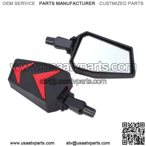 UTV Adjustable Rear View Mirrors 1.75" Bar For Polaris RZR Ranger 800 900 1000 (For: More than one vehicle)