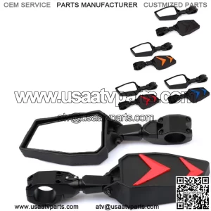 1.75" UTV Side View Mirrors For 2020 Polaris RZR PRO XP Honda Talon 1000R 1000X (For: More than one vehicle)