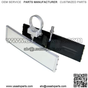 Axia Alloys Aluminum 9" Panoramic Mirror & Clamp Polaris Yamaha Kawasaki (For: More than one vehicle)