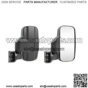 UTV Rear View Side Mirrors For John Deere Gator HPX 625I 825I 860I 855D XUV (Fits: Yamaha Rhino 660)
