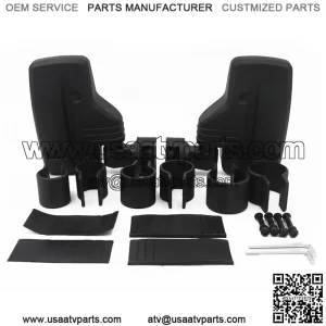 Universal Adjustable Rear UTV Side View Mirrors Replacement RZR Ranger