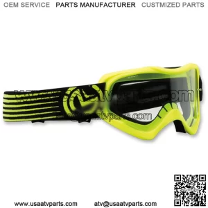 RACING goggles black, transparent lens