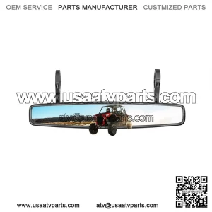 Rear View Center Mirror w/1.75'' Round Roll Bars For CF-MOTO ZFORCE 800 950 1000