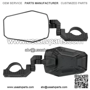 1.65"-2" Rear View Side Mirrors For Polaris RZR PRO XP CFMOTO ZForce 950/1000