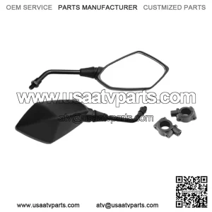 For CFMOTO CFORCE 500 600 800 1000 ATV Rearview Mirrors + 7/8" Handlebar Clamps