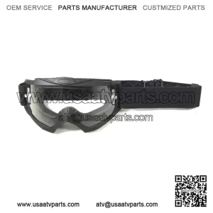 X-ATV black anti-fog goggles