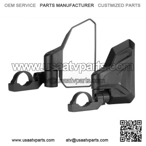 UTV Side Mirrors with Spring Back Feature Fits 1.65"-2.0" Roll Cage Compatible with Polaris RZR Can-Am X3 Honda Pioneer Talon Kawasaki Mule CFMOTO