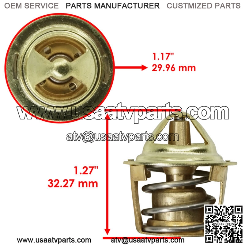 Thermostat for Yamaha Kodiak 450 YFM450K 4X4 2018 - 2023 / 2TV-12411-01-00 - Image 2