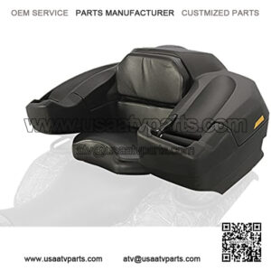 Black Boar (66010) ATV Rear Storage Box and Lounger-Integrated Lock Helps Deter Theft-Mounting Hardware Included-Easily Mountable to Most Tubular Racks