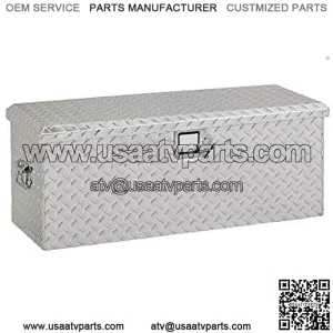EC20001 32-Inch Heavy-Wall Aluminum ATV Storage Box, RigidCore Lid , Black