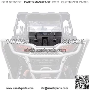 SuperATV Heavy Duty Insulated Rear Cooler/Cargo Box for Polaris XP Turbo/XP 4 Turbo (2016+) - Sealed Lid Keeps Ice in and Mud Out!